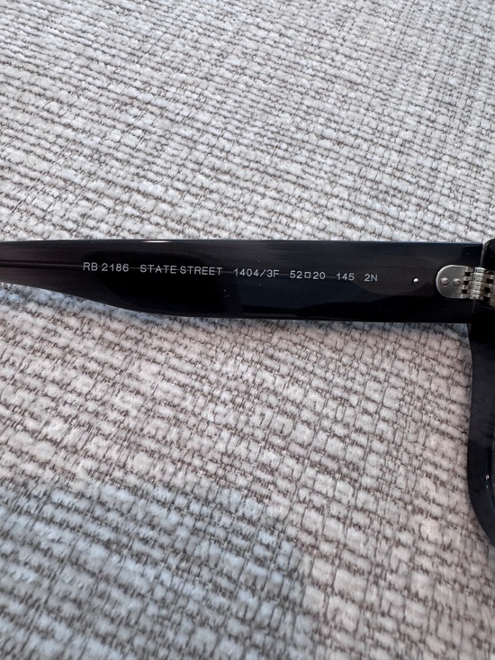 RAY BAN RB2186 State Street Sunglasses Grey/Blue NWOB main image 13